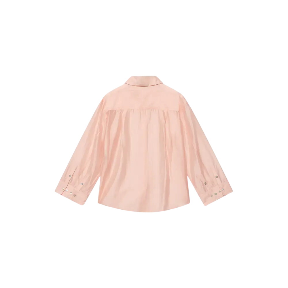 Mint Velvet Light Pink Sheer Shirt